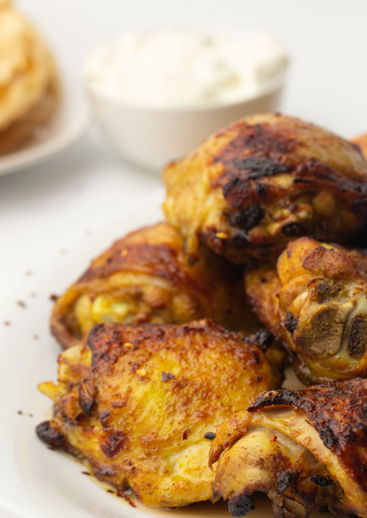 Air Fryer Spiced Chicken Thighs