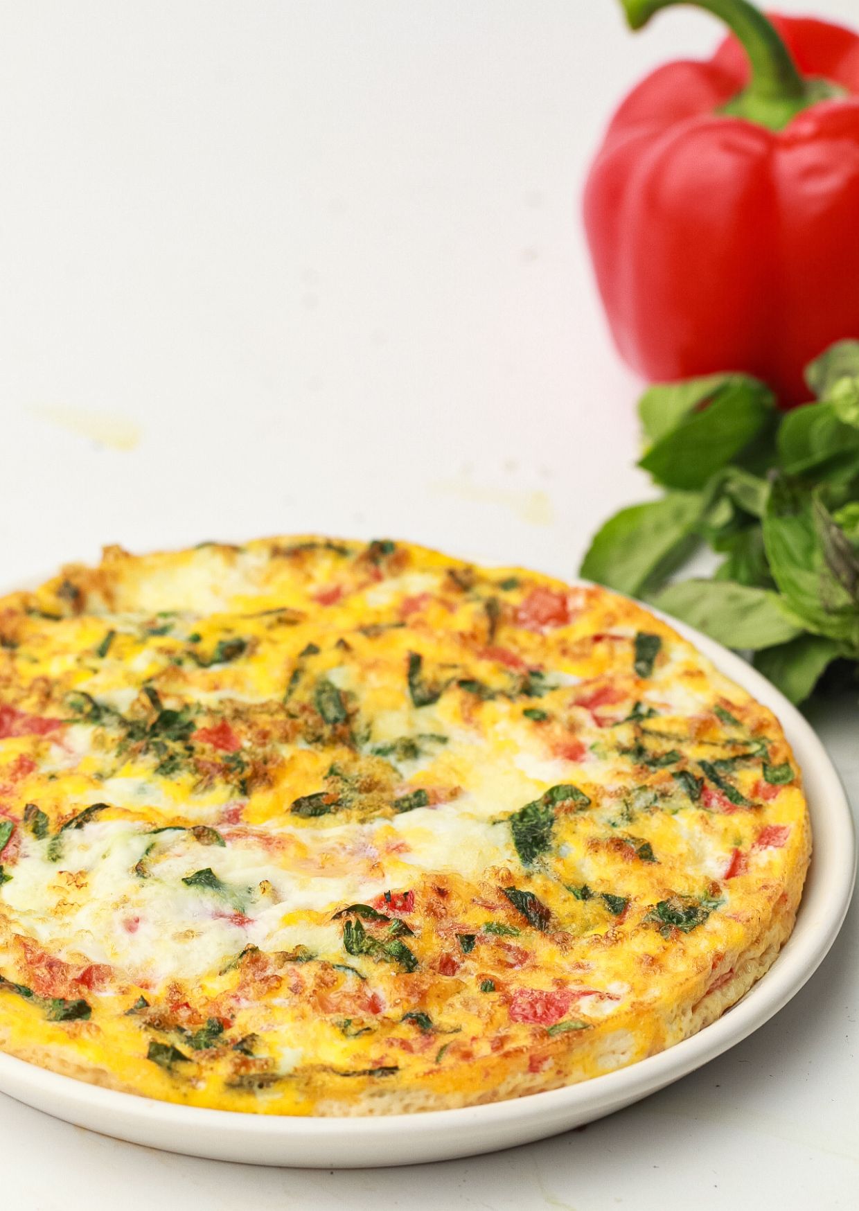 Air Fryer Veggie Egg Bake (with Feta)