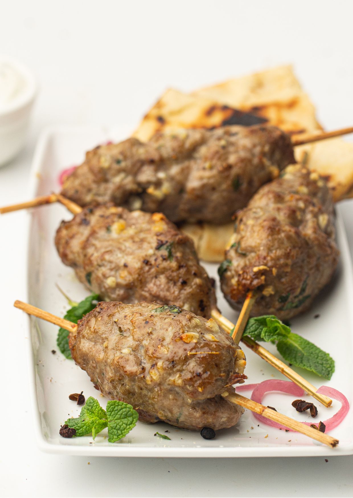 Juicy Air Fryer Lamb Kofta Kabobs