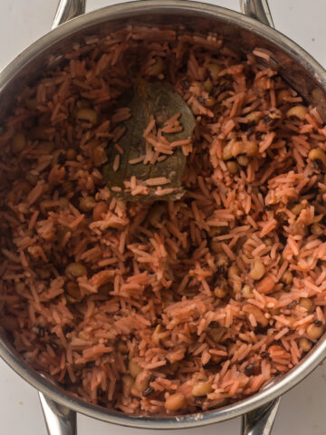Waakye (Ghanaian Rice and Beans)
